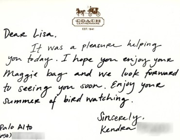 With love from Coach