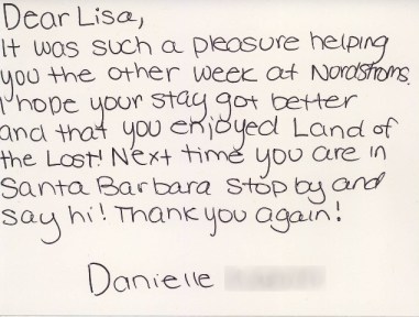 With love from Nordstrom